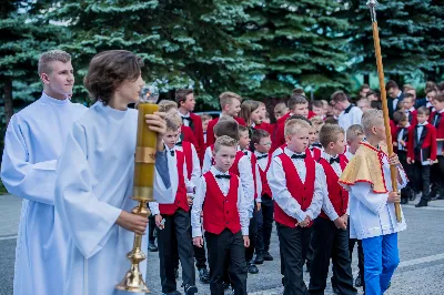 W niedzielę 3.06.2018 r. podczas Mszy Świętej o godz. 12.00 do grona chórzystów Pueri Cantores Resovienses zostało włączonych 16 chłopców.